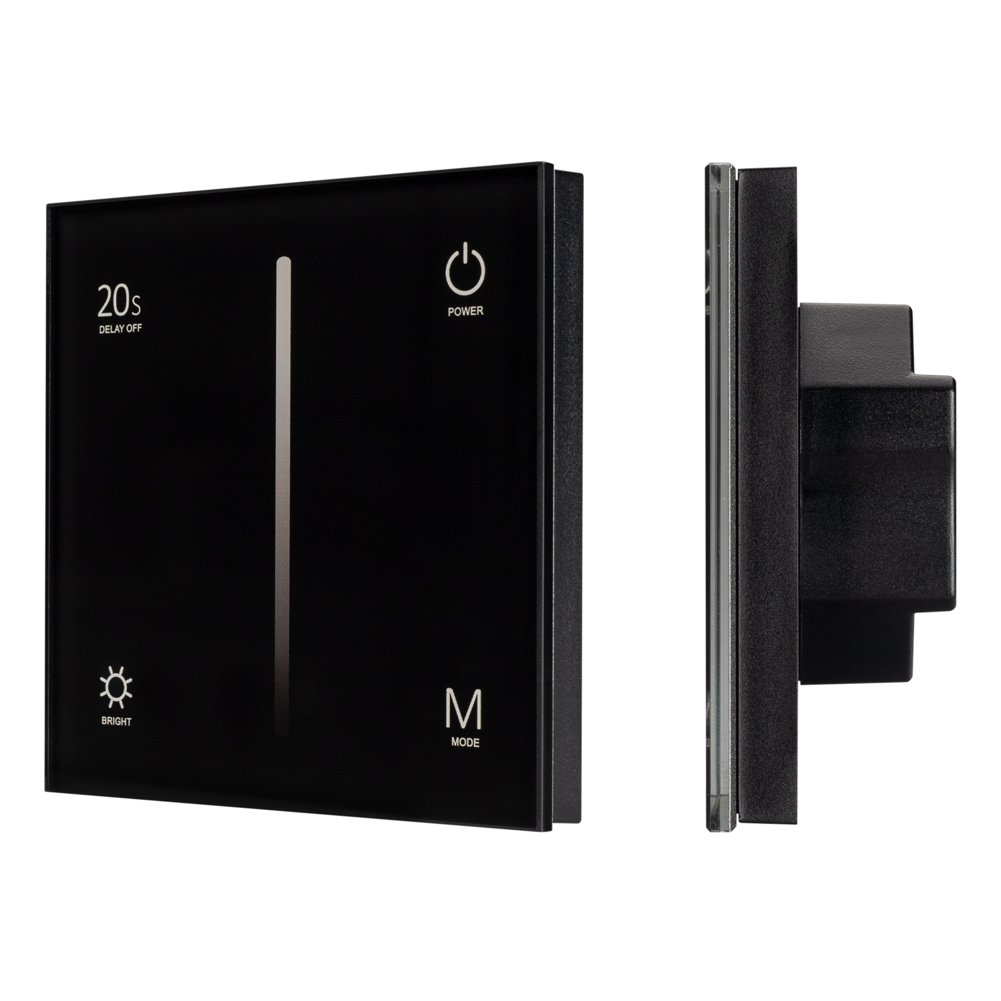 Купить Панель SMART-P36-DIM-IN Black (230V, 1.2A, TRIAC, Sens, 2.4G) 028110 Arlight оптом в Москве