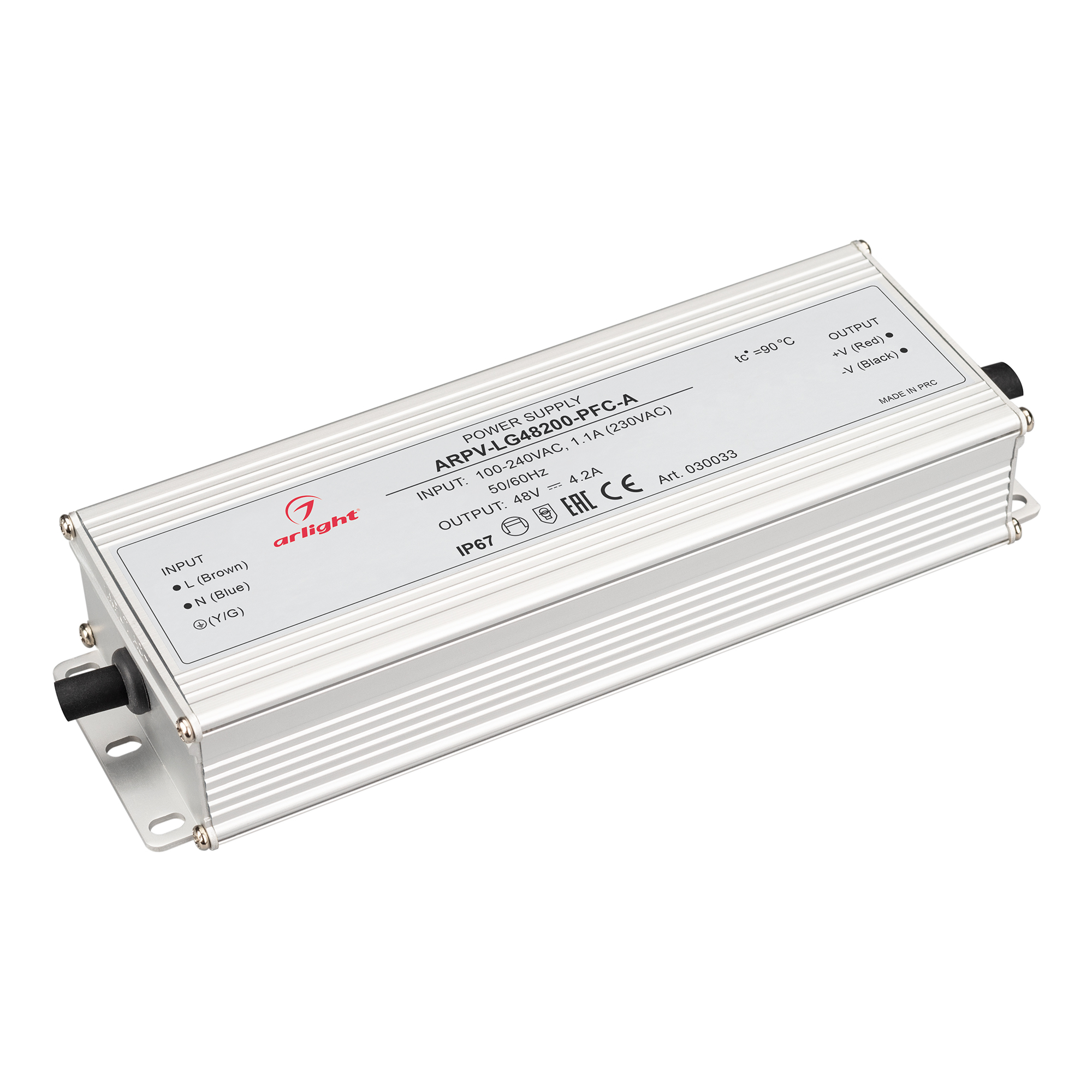 Блок питания ARPV-LG48200-PFC-A (48V, 4.2A, 200W) 030033 - Arlight