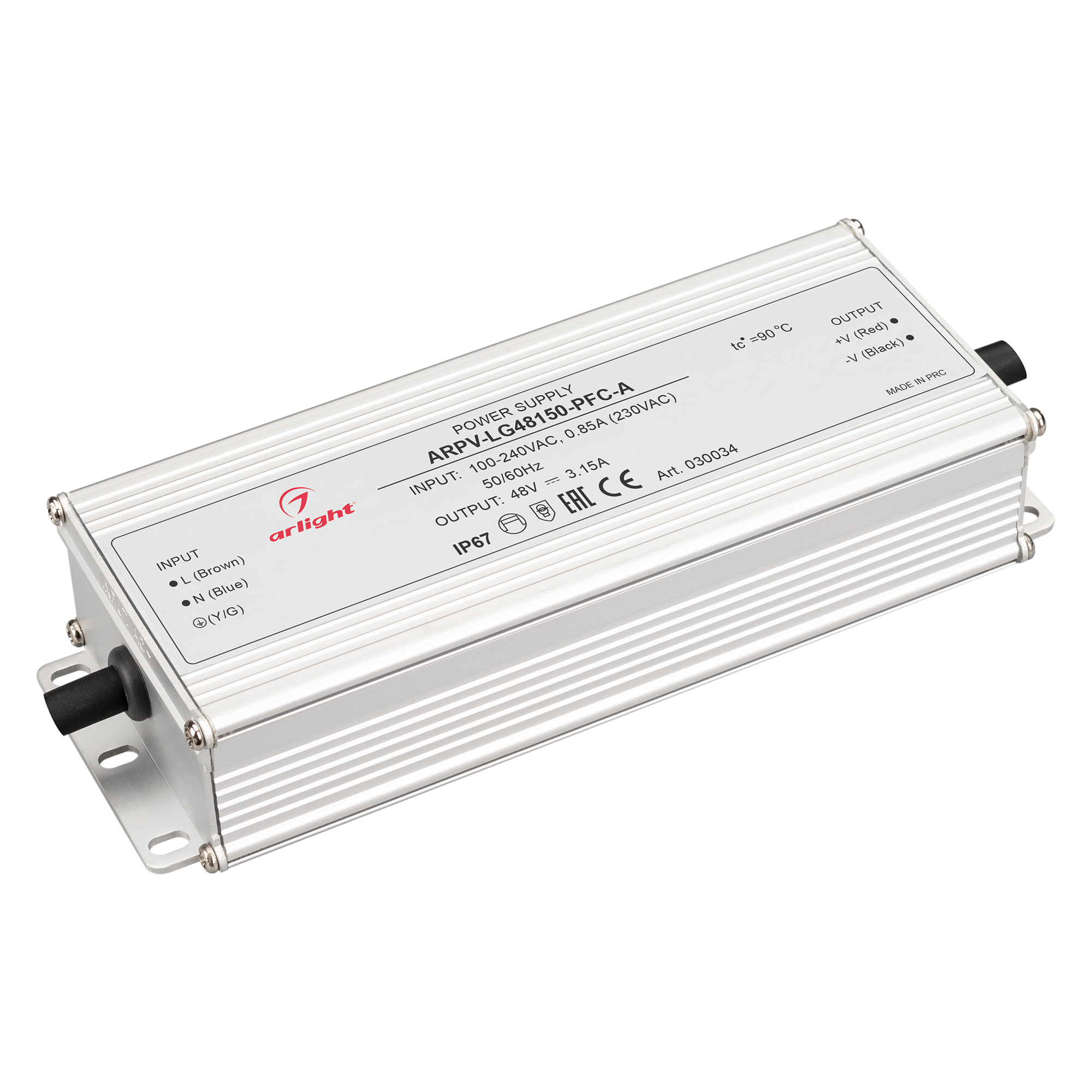 Блок питания ARPV-LG48150-PFC-A (48V, 3.15A, 150W) 030034 - Arlight