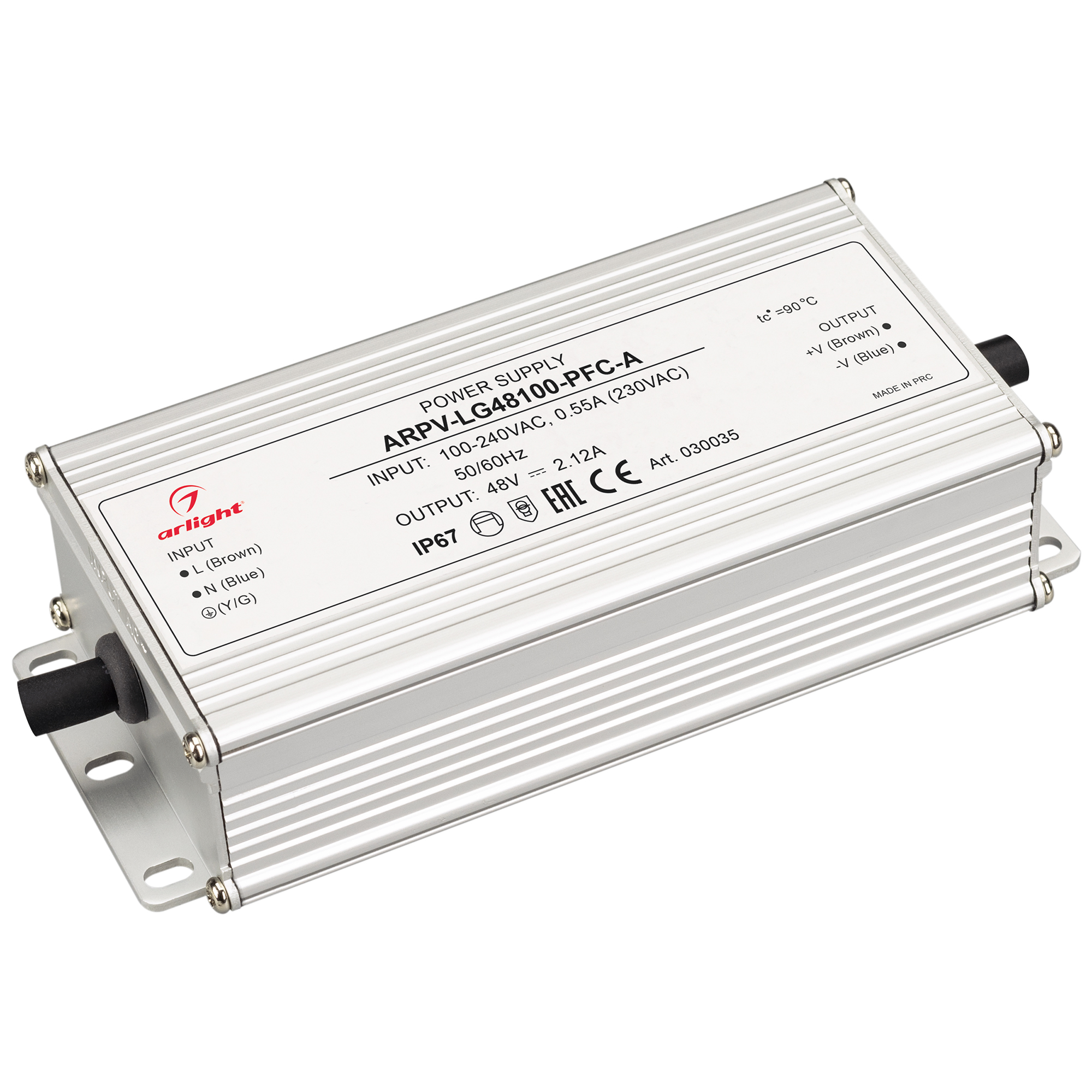 Блок питания ARPV-LG48100-PFC-A (48V, 2.12A, 100W) 030035 - Arlight