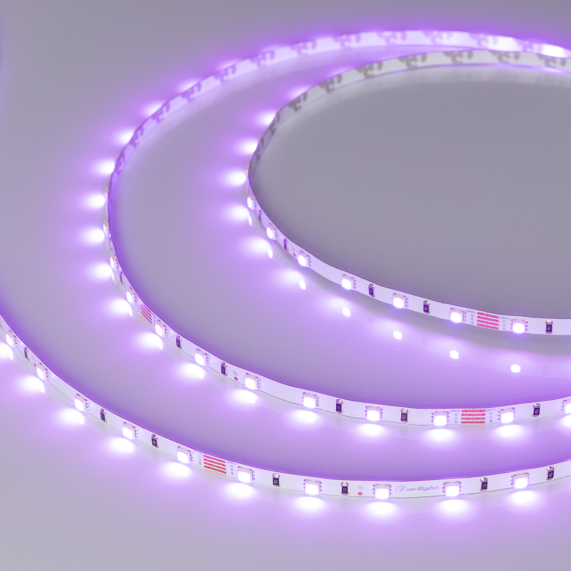 Купить Лента RT-G60-5mm 24V RGB (6.6 W/m, IP20, 3838, 5m) 030164(2) Arlight оптом в Москве