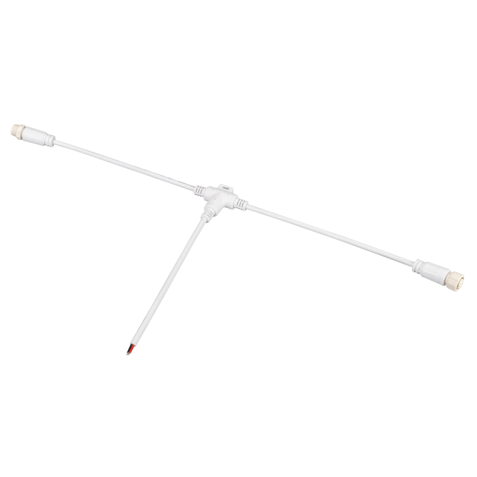 Коннектор питания ARL-MOONLIGHT-SPI/DMX-CON-POWER-T-MID-WIRE-WH 031466 - Arlight