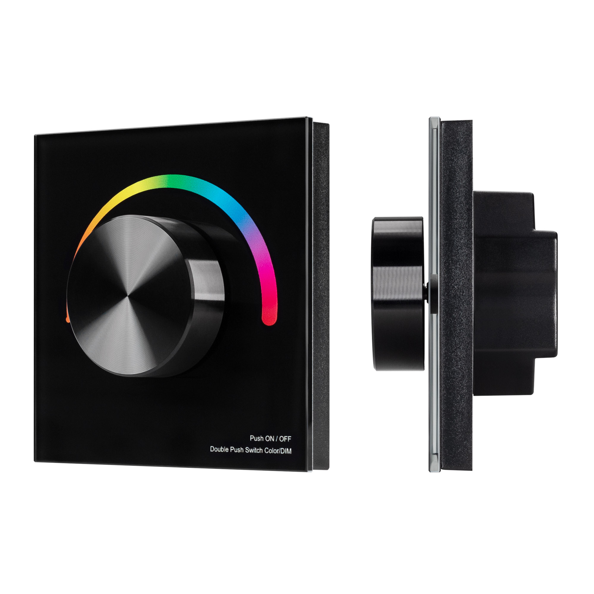 Панель SMART-P5-RGB-G-IN Black (3V, Rotary, 2.4G) 033757 - Arlight