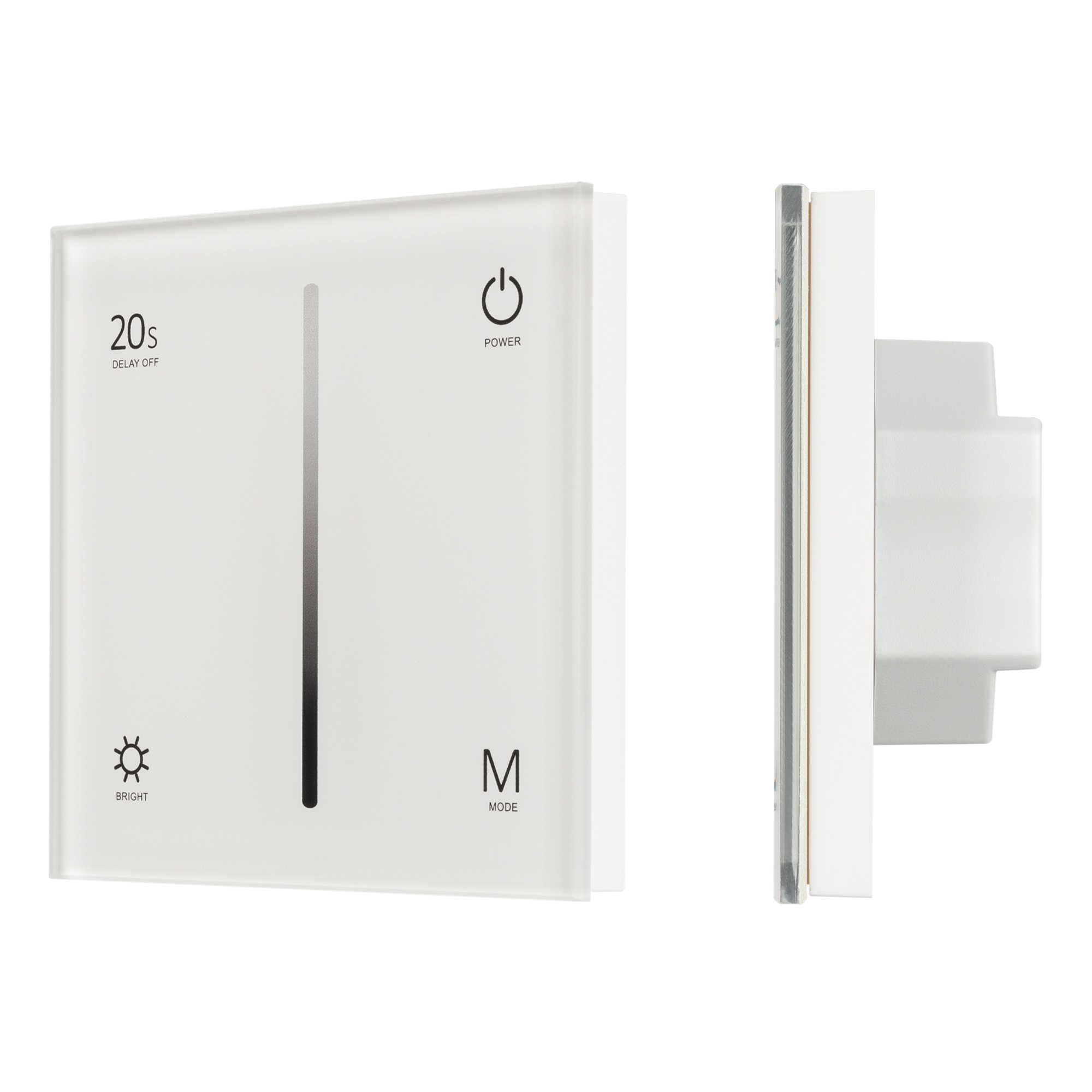 Панель SMART-P6-DIM-G-IN White (12-24V, 4x3A, Sens, 2.4G) 034781 - Arlight