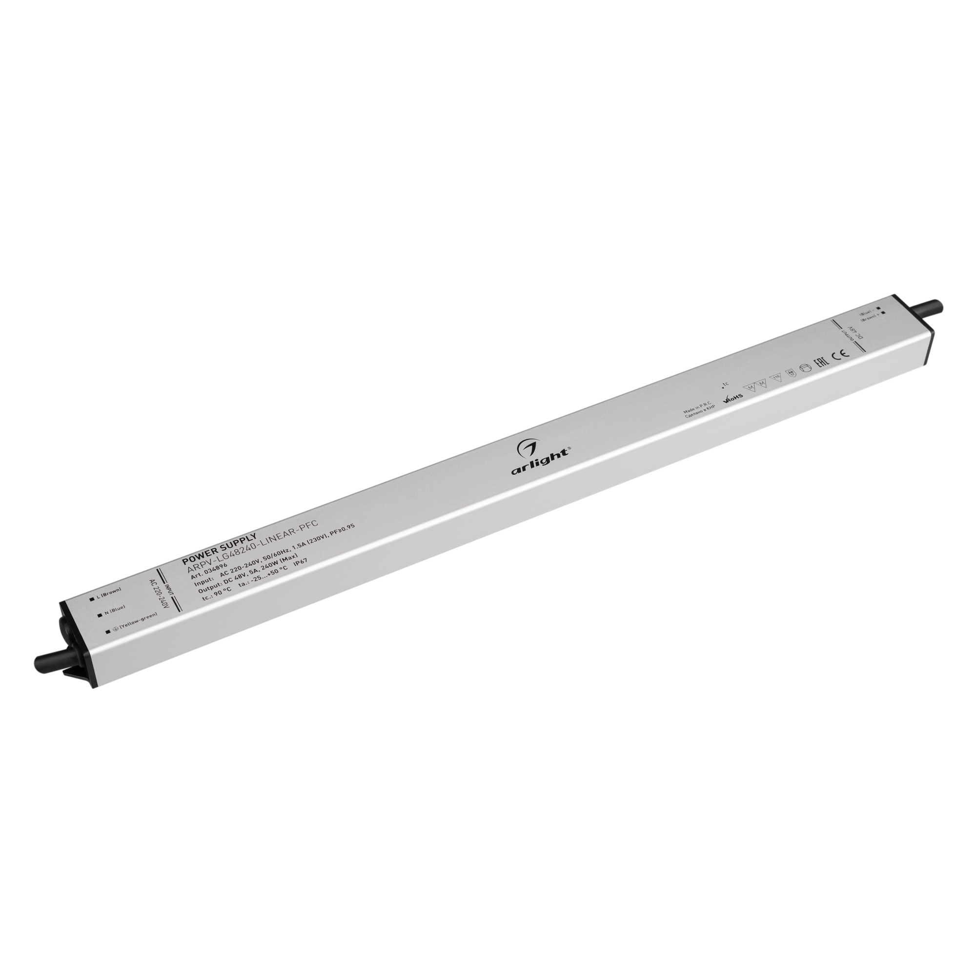 Блок питания ARPV-LG48240-LINEAR-PFC (48V, 5A, 240W) 034896 - Arlight