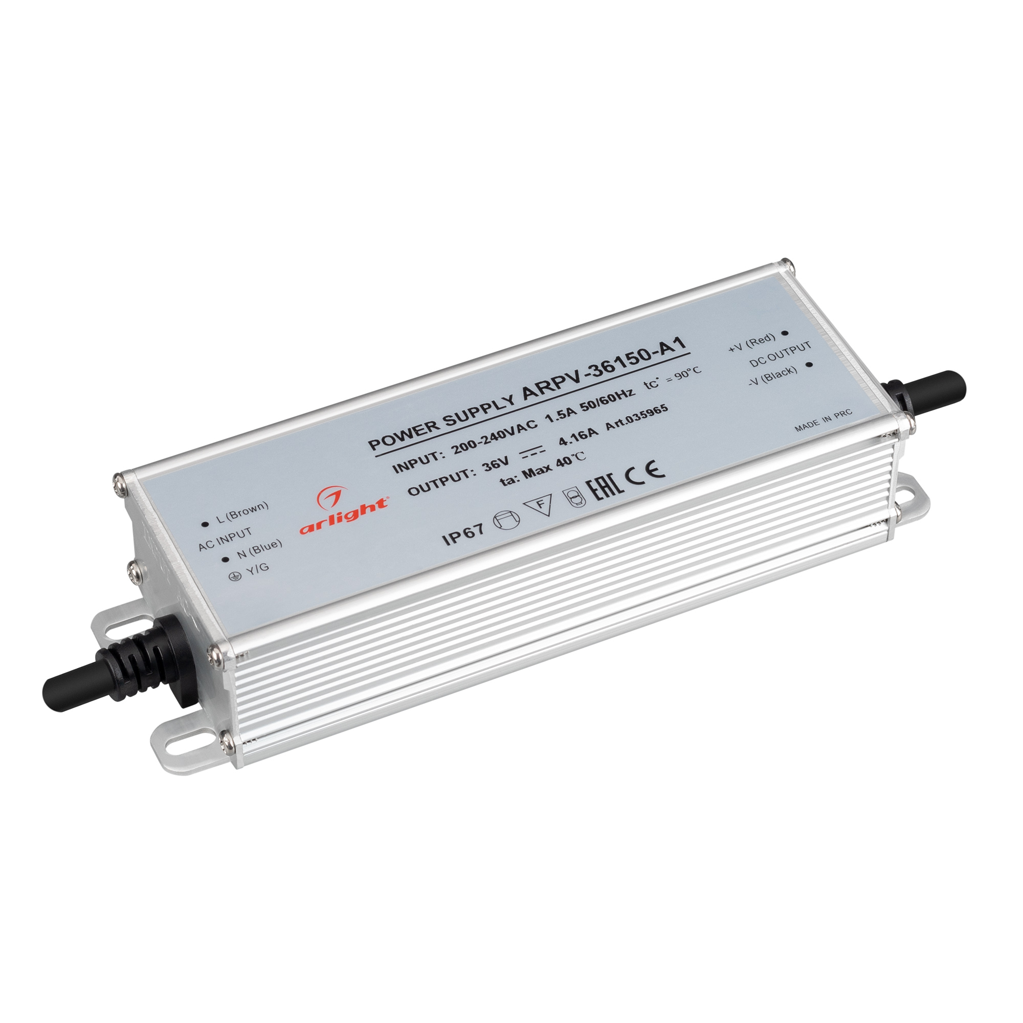 Блок питания ARPV-36150-A1 (36V, 4.16A, 150W) 035965 - Arlight