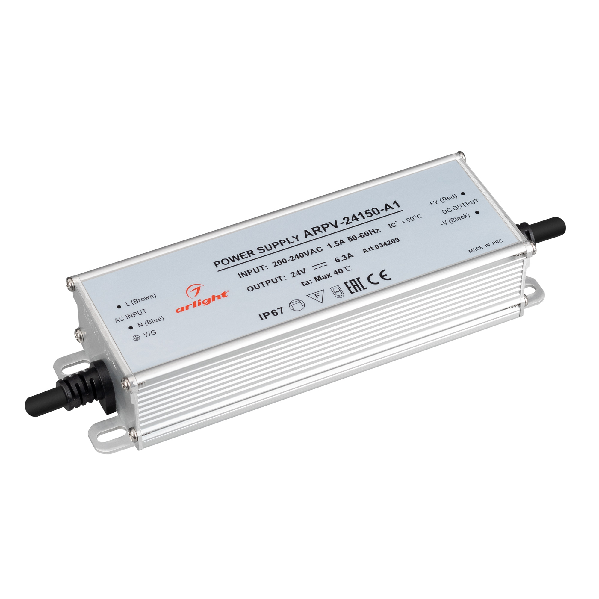 Блок питания ARPV-24150-A1 (24V, 6.25A, 150W) 034209 - Arlight