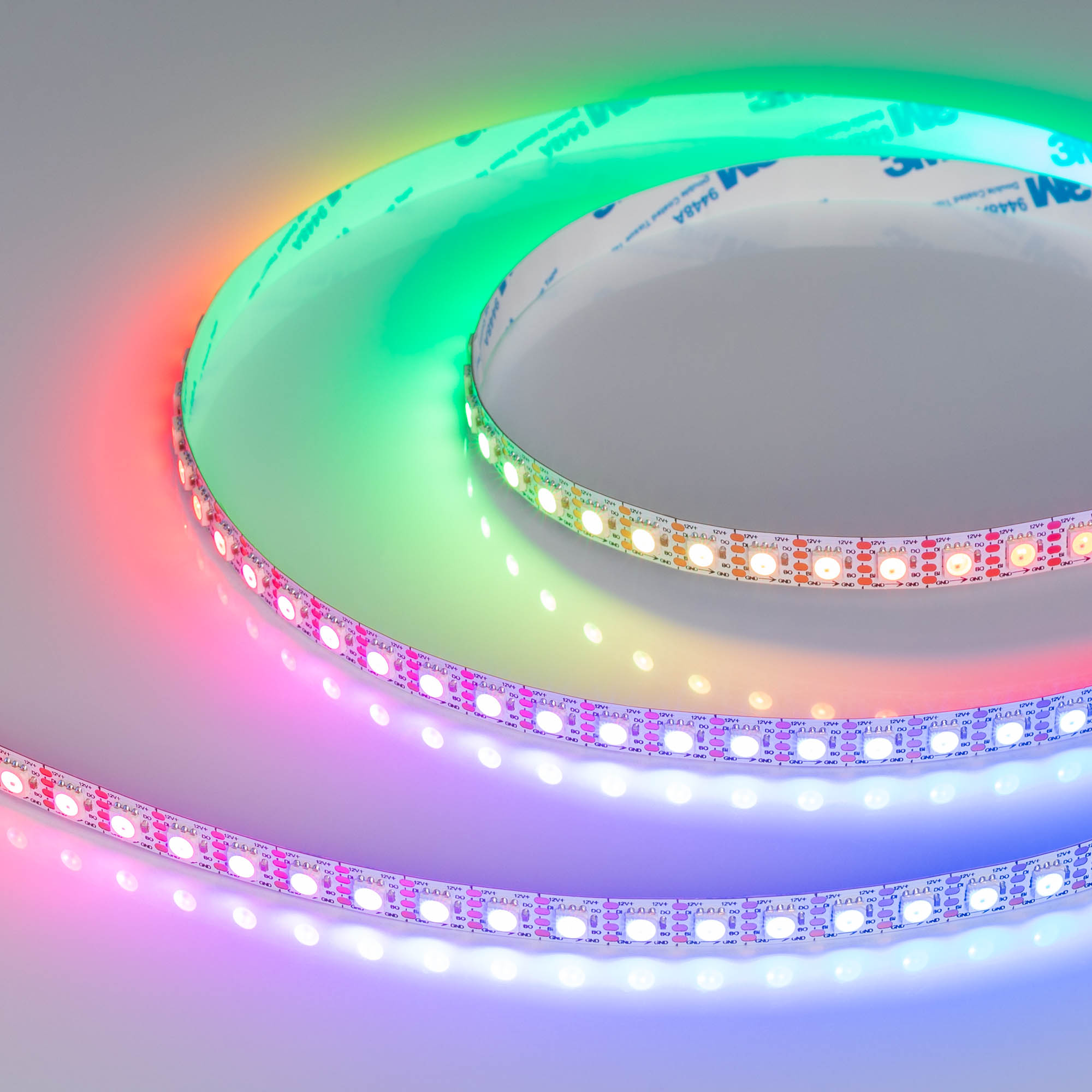 Купить Лента SPI-B96-10mm 12V RGB-PX1-BPT (13 W/m, IP20, 5060, 5m) 037868 Arlight оптом в Москве