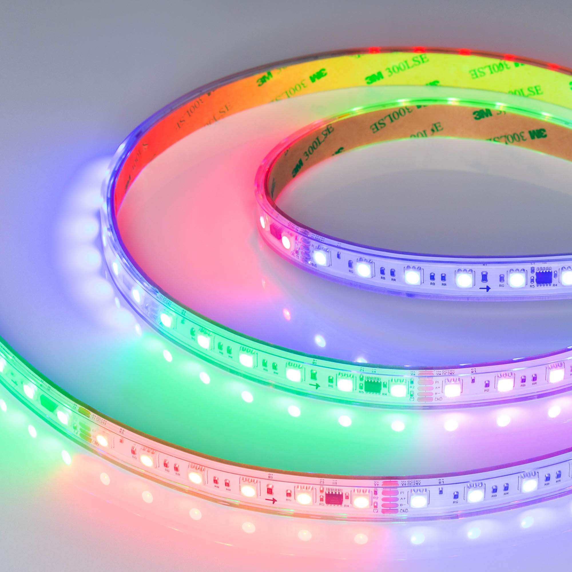 Купить Лента герметичная DMX-PS-B60-15mm 24V RGB-PX6 (15W/m, IP67, 5060, 5m) 037090 Arlight оптом в Москве