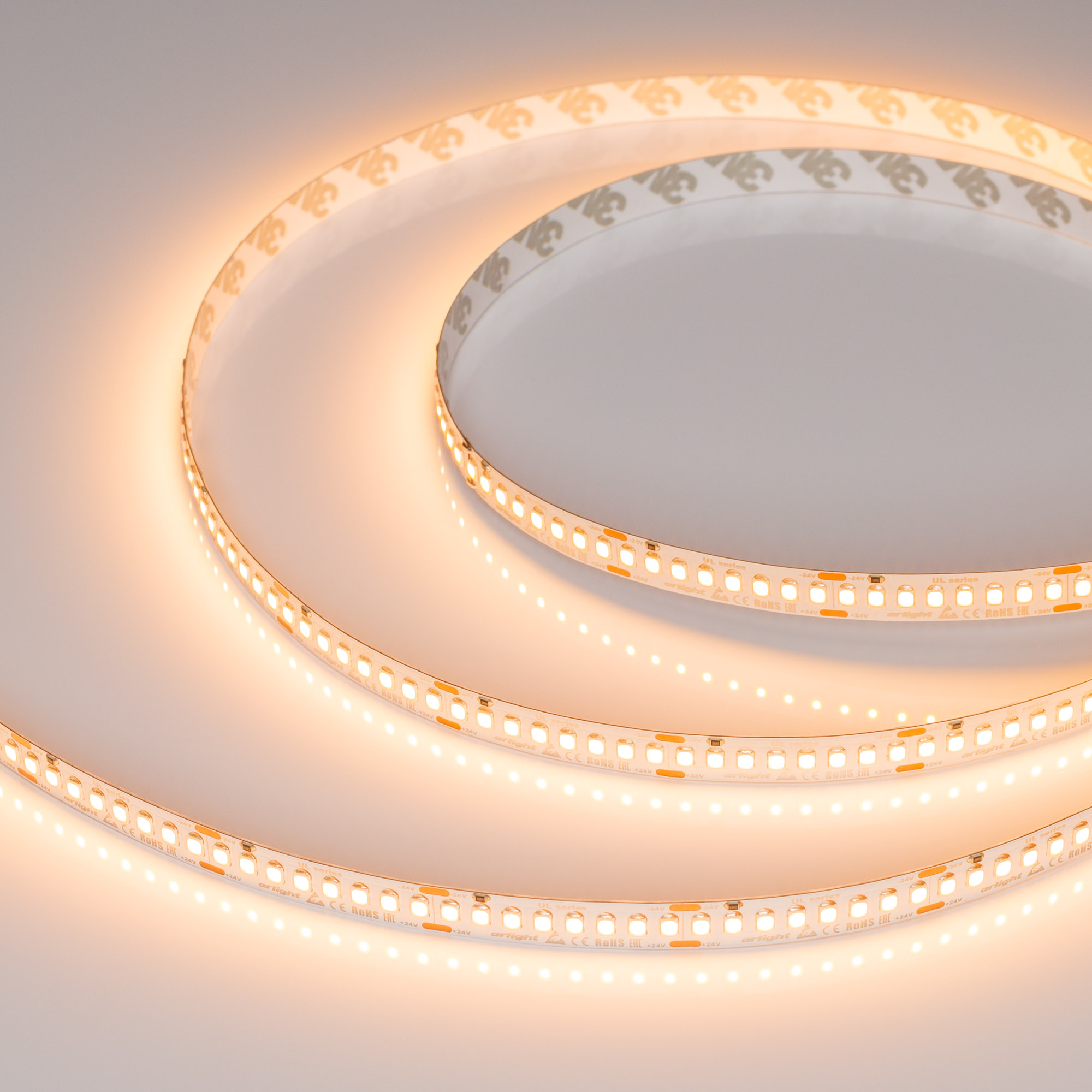 Купить Лента UL-A200-10mm 24V Warm2400 (20 W/m, IP20, 5m) 037223 Arlight оптом в Москве