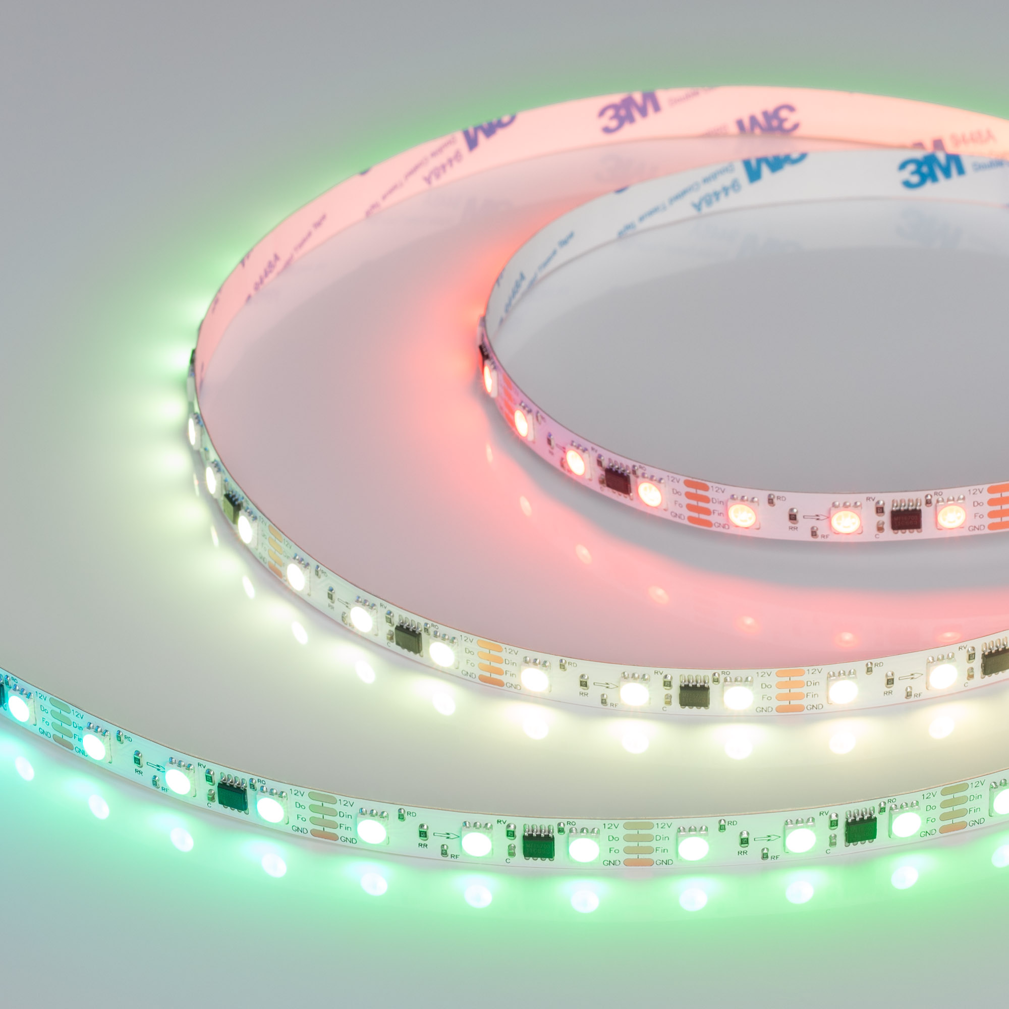 Купить Лента SPI-B60-10mm 12V RGB-PX3-BPT (12 W/m, IP20, 5060, 5m) 039179 Arlight оптом в Москве