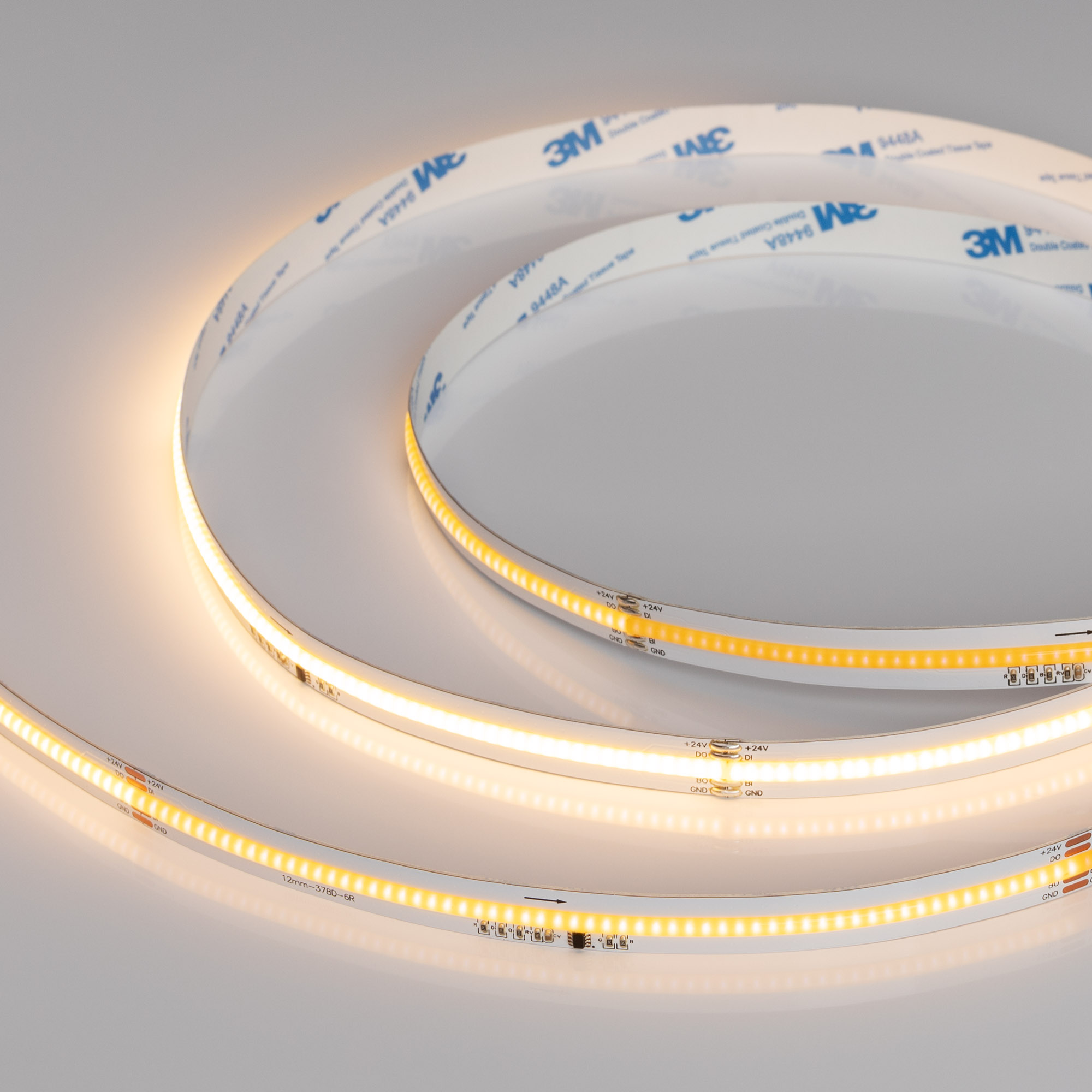 Купить Лента SPI-COB-X378-12mm 24V Warm2700-PX63-BPT (7 W/m, IP20, 5m) 041737 Arlight оптом в Москве