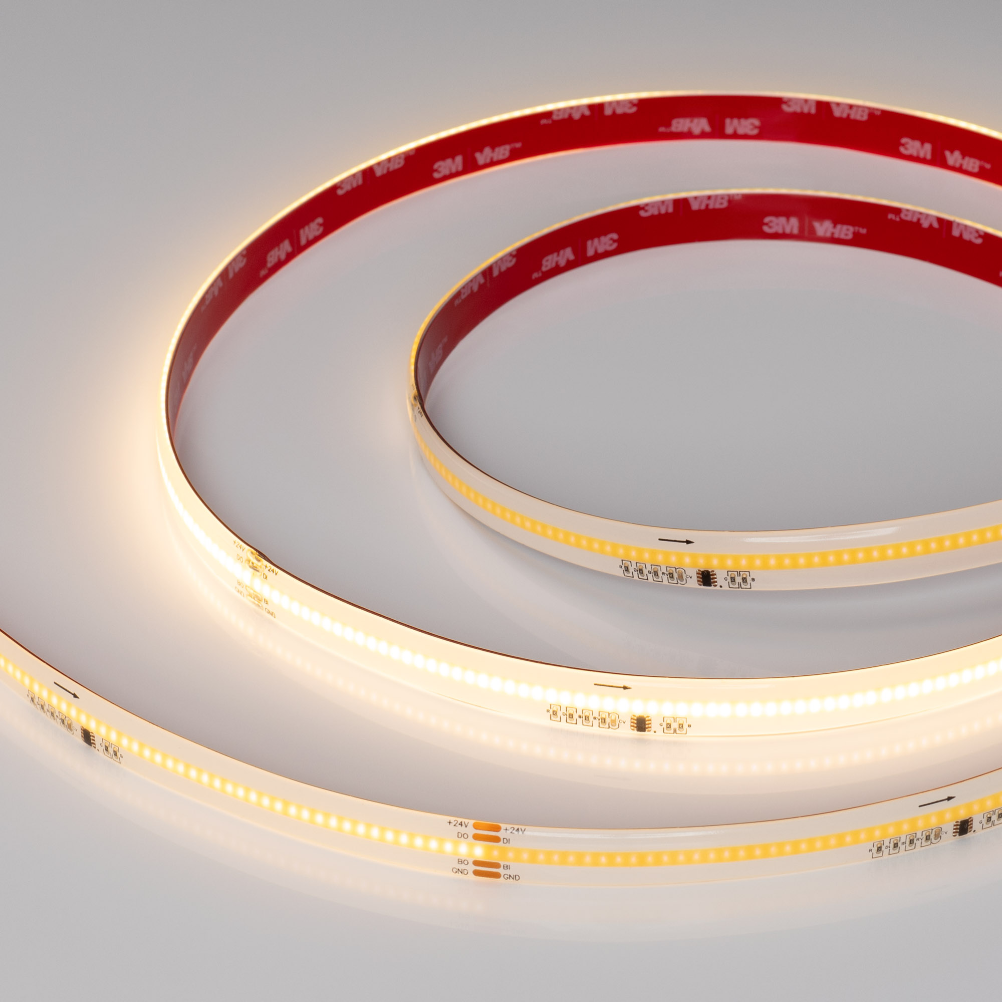 Лента герметичная SPI-COB-SE-X378-12mm 24V Warm2700-PX63-BPT (7 W/m, IP65, 5m) 041740 - Arlight