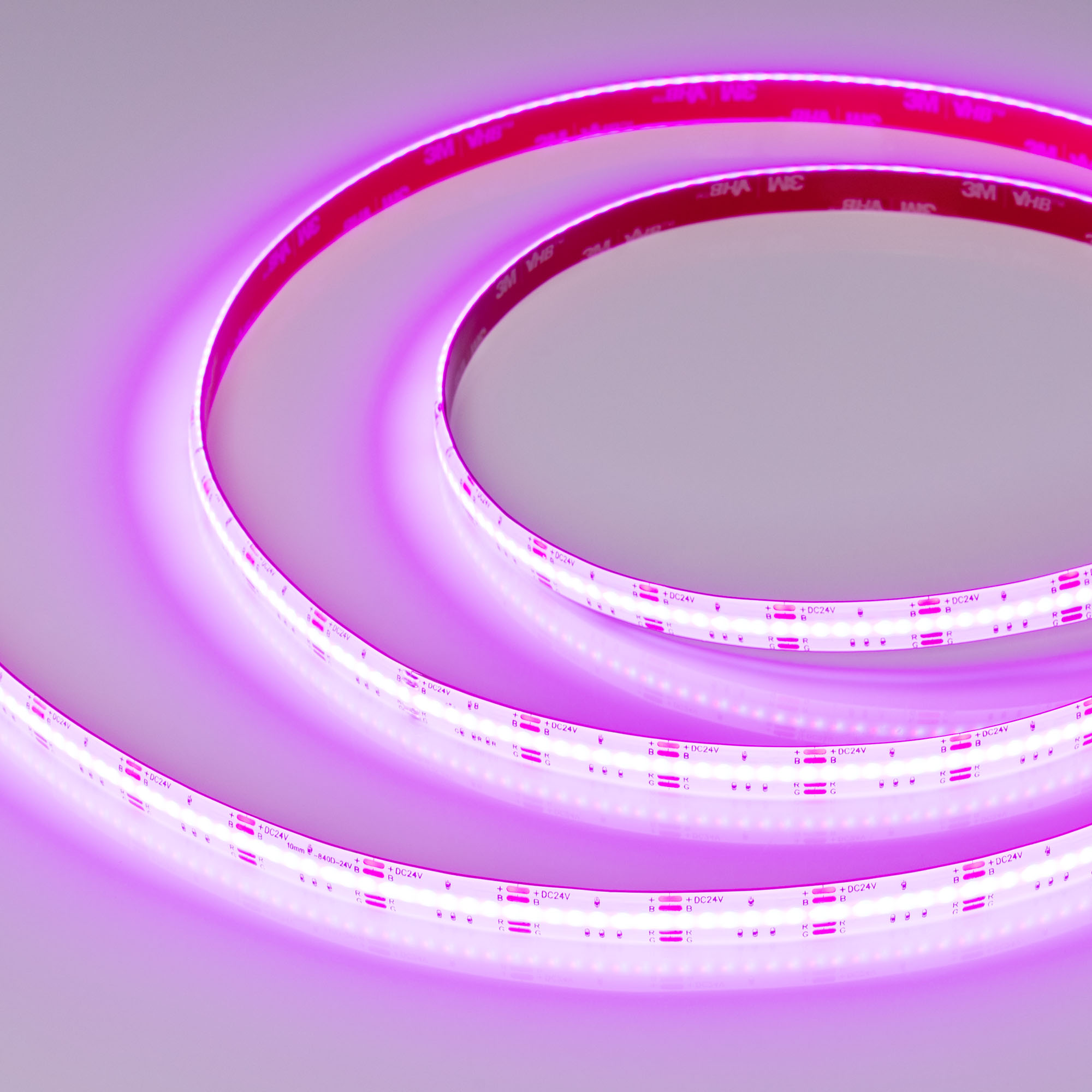 Купить Лента герметичная COB-SE-X840-10mm 24V RGB (16 W/m, IP65, CSP, 5m) 041390 Arlight оптом в Москве