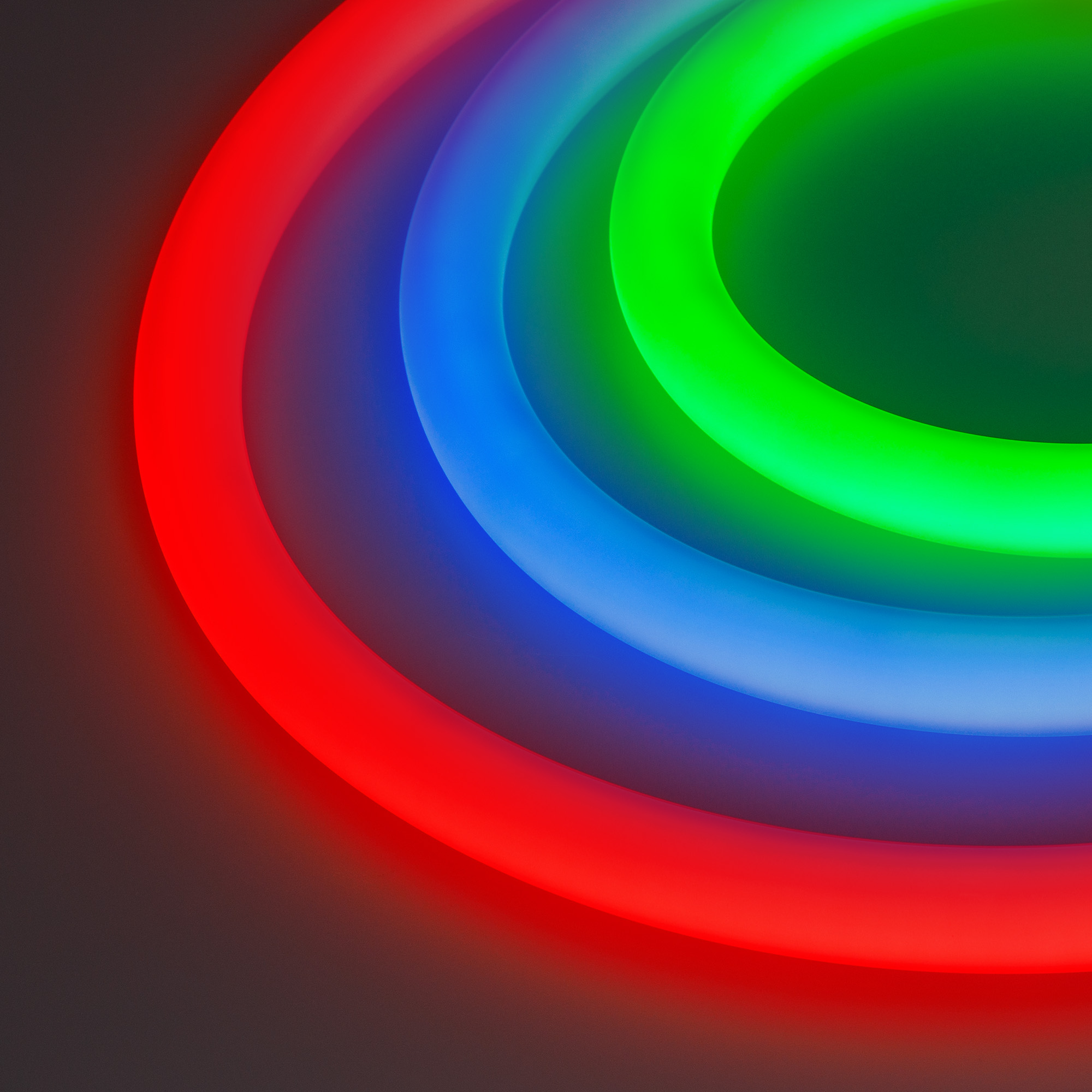 Купить Лента герметичная MOONLIGHT-BLACK-SIDE-G280-D25mm 24V RGB 360deg (14.4 W/m, IP65, 3m, wire x1) 047041 Arlight оптом в Москве