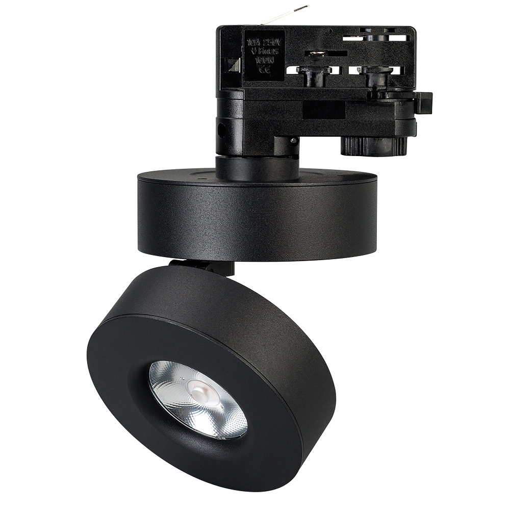 Купить Светильник LGD-MONA-TRACK-4TR-R100-12W Warm3000 (BK, 24 deg) 024996(2) Arlight оптом в Москве