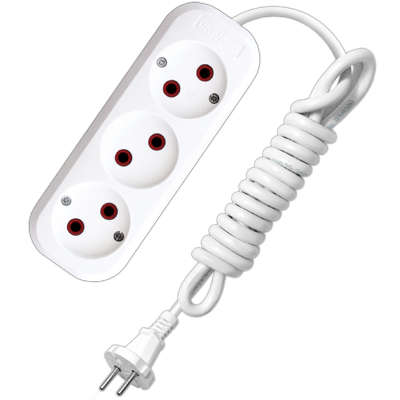 Удлинитель 3х7м без заземл. 10А IP20 У6-639М ПВС 2х1 639М-07 - UNIVersal