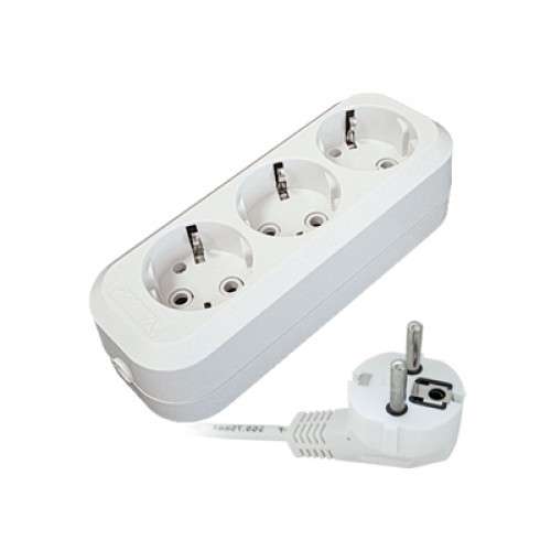 Удлинитель 3х10м с заземл. 10А IP20 E-303 ПВС 3х1 АБС-пластик 9631980 - UNIVersal