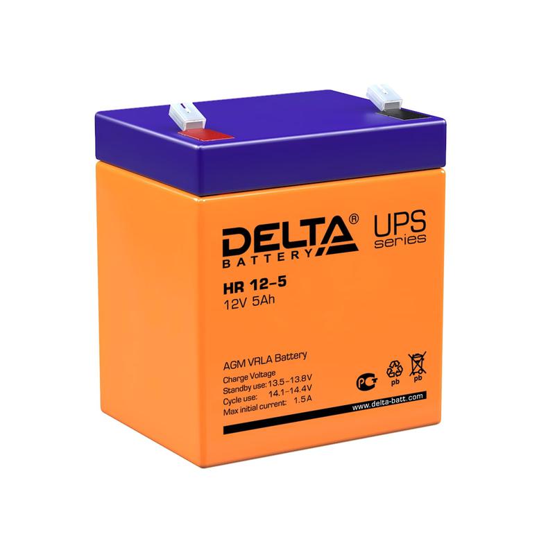Аккумулятор UPS 12В 5А.ч HR 12-5 - DELTA
