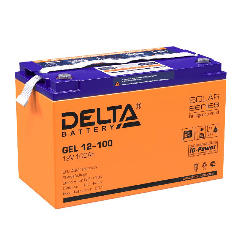 Аккумулятор GEL 12В 100А.ч GEL 12-100 - DELTA