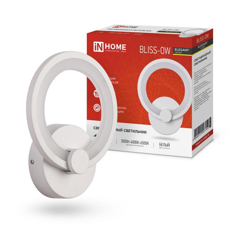 Светильник светодиодный ELEGANT BLISSAR-W 15Вт 230В 3000-6500К 1050лм STEP COLOR бел. 4690612043159 - IN HOME