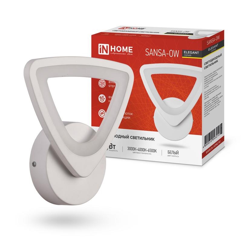 Светильник светодиодный ELEGANT SANSAR-W 15Вт 230В 3000-6500К 1050лм STEP COLOR бел. 4690612043210 - IN HOME