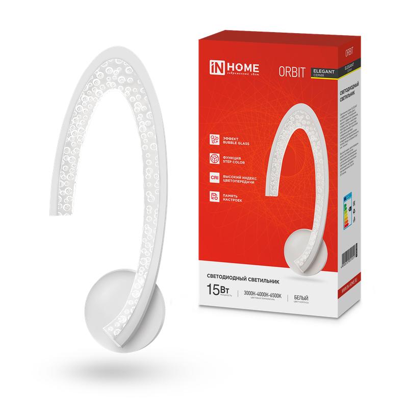 Светильник светодиодный ELEGANT ORBIT STEP COLOR 15Вт 3000-6500К 1200лм 230В бел. 4690612051451 - IN HOME