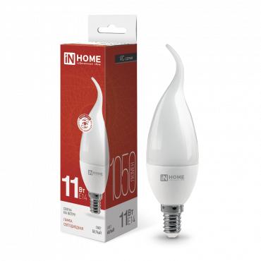 Лампа светодиодная LED-СВЕЧА НА ВЕТРУ-VC 11Вт свеча на ветру 4000К нейтр. бел. E14 1050лм 230В 4690612030470 - IN HOME