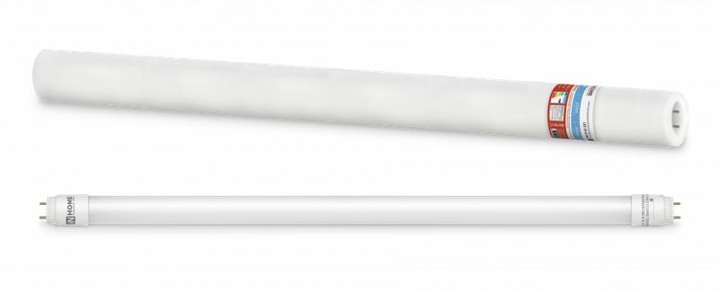 Лампа светодиодная LED-T8-М-PRO 10Вт линейная матовая 6500К холод. бел. G13 1000лм 230В 600мм неповоротн. 4690612030906 - IN HOME