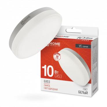 Лампа светодиодная LED-GX53-VC 10Вт рефлектор 4000К нейтр. бел. GX53 950лм 230В 4690612020761 - IN HOME