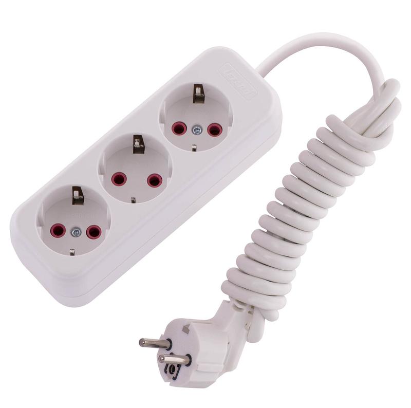 Удлинитель 3х2м с заземл. 16А IP20 Lila 720-0302-301 - Lezard