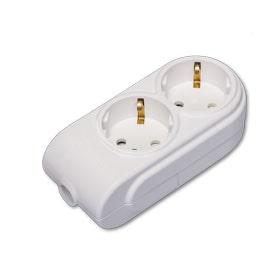 Колодка удлинителя 2-м с заземл. защ. шторки N2210000 - Makel