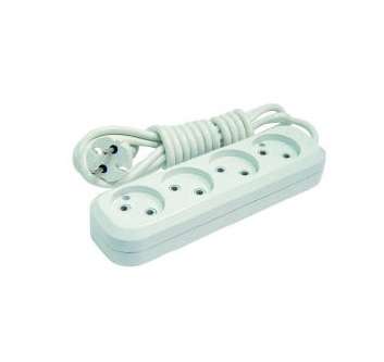 Удлинитель 4х3м без заземл. 10А IP20 MGP143 - Makel