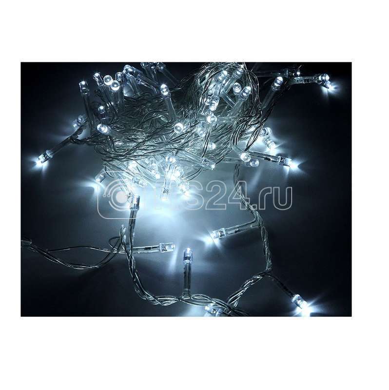 Гирлянда светодиодная "Нить" LD200-GWW-BO 20м 200LED тепл. бел. уличная 8 режимов элементы питания 3хAA 4690601045461 - SHLights