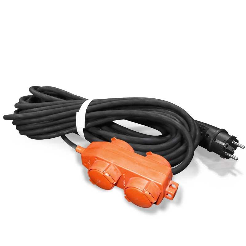 Удлинитель-шнур 4х20м с заземл. 16А IP44 У16-040 КГ 3х1.5 с защ. крышкой 9634132 - UNIVersal