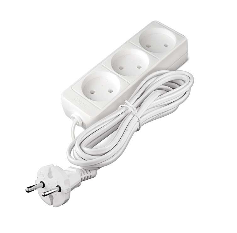 Удлинитель 3х5м без заземл. 10А IP20 2.2кВт ПВС 481S-1305 - Союз