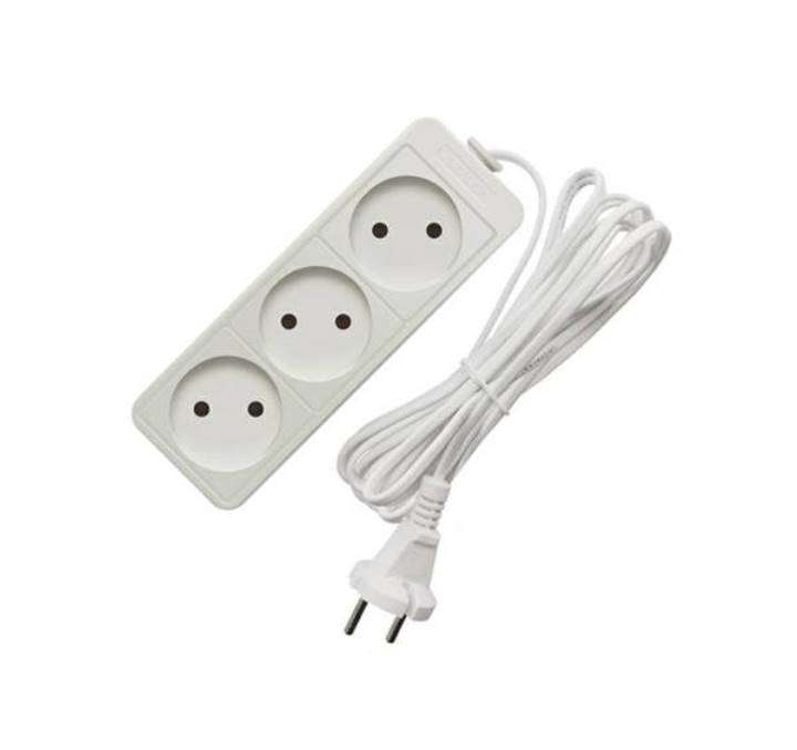 Удлинитель 3х7м без заземл. 10А IP20 2.2кВт ПВС 481S-1307 - Союз