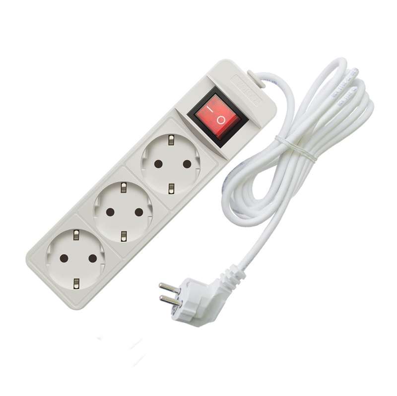 Удлинитель 3х5м с заземл. 16А IP20 3.5кВт ПВС с выкл. 481S-8305 - Союз