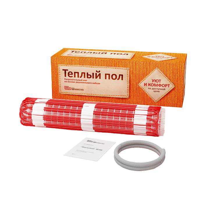 Комплект "Теплый пол" (мат) WSM 220Вт/1.50кв.м 100035657000 - Warmstad