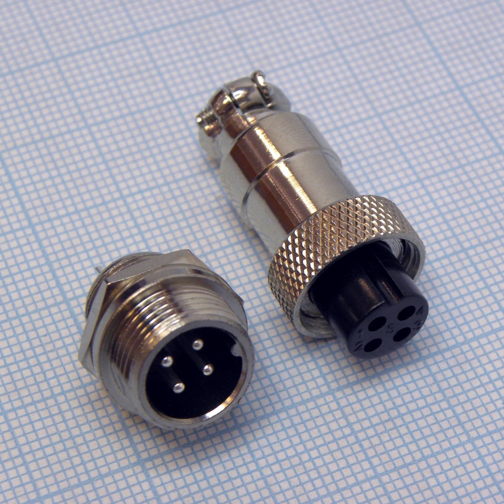 Разъем PH-M12-4FC+MP комплект - .