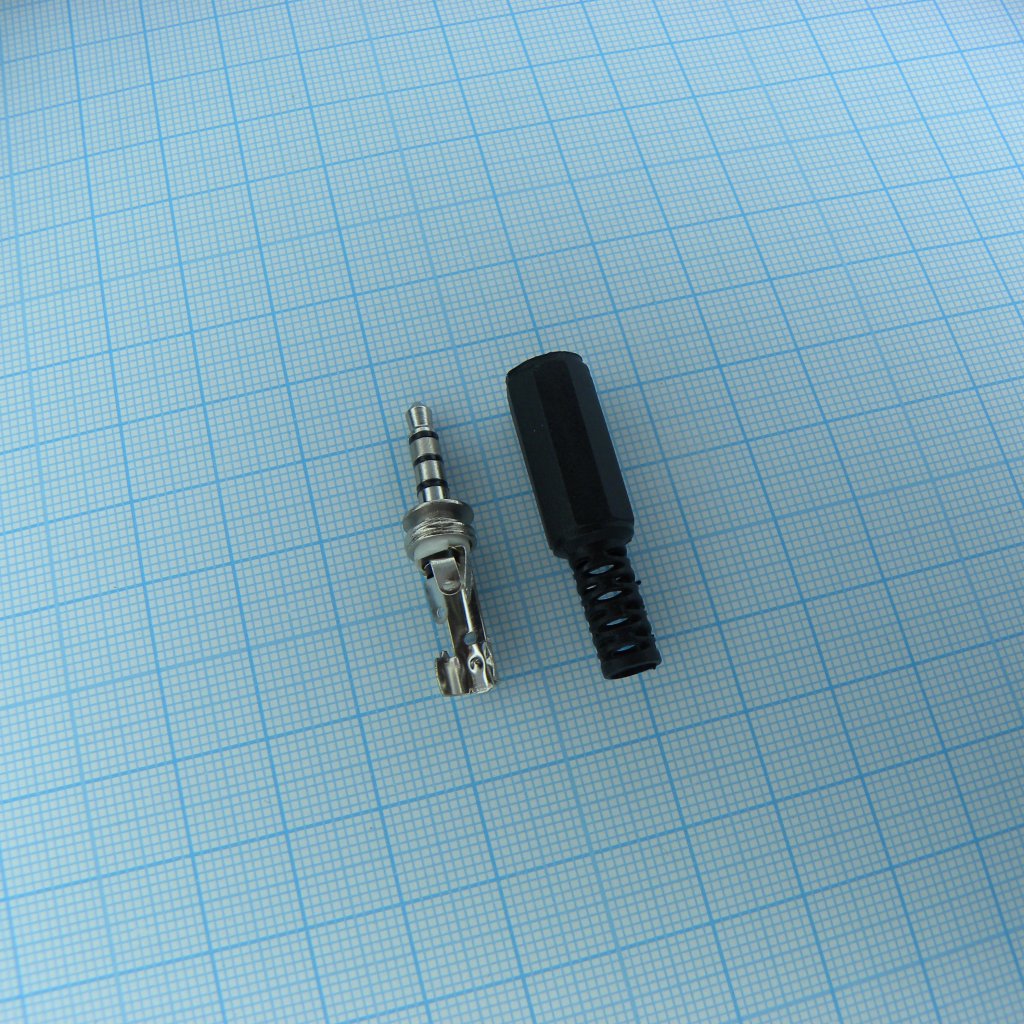 TRRS 3.5 (mini plug) штекер - .