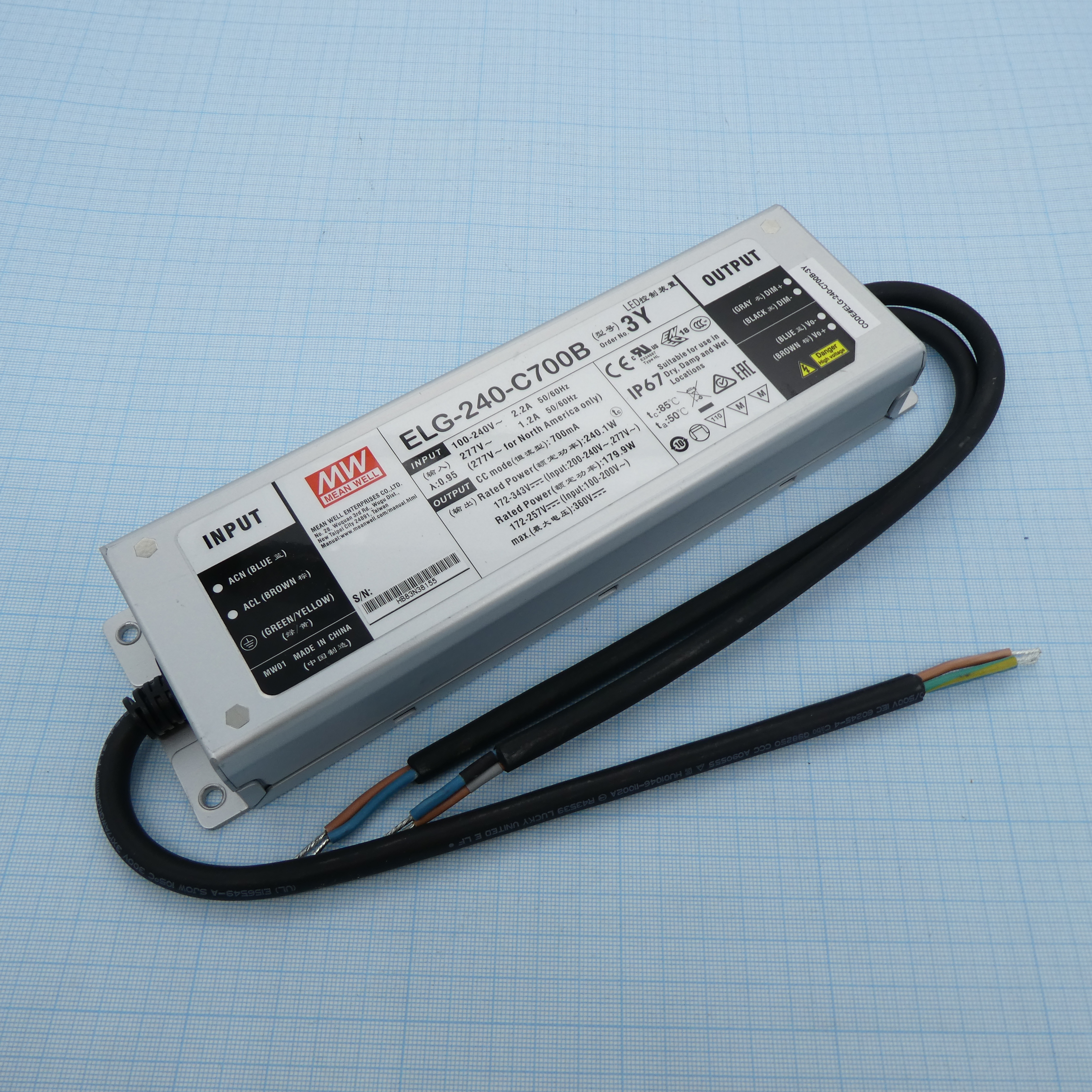 ELG-240-C700B-3Y - Mean Well