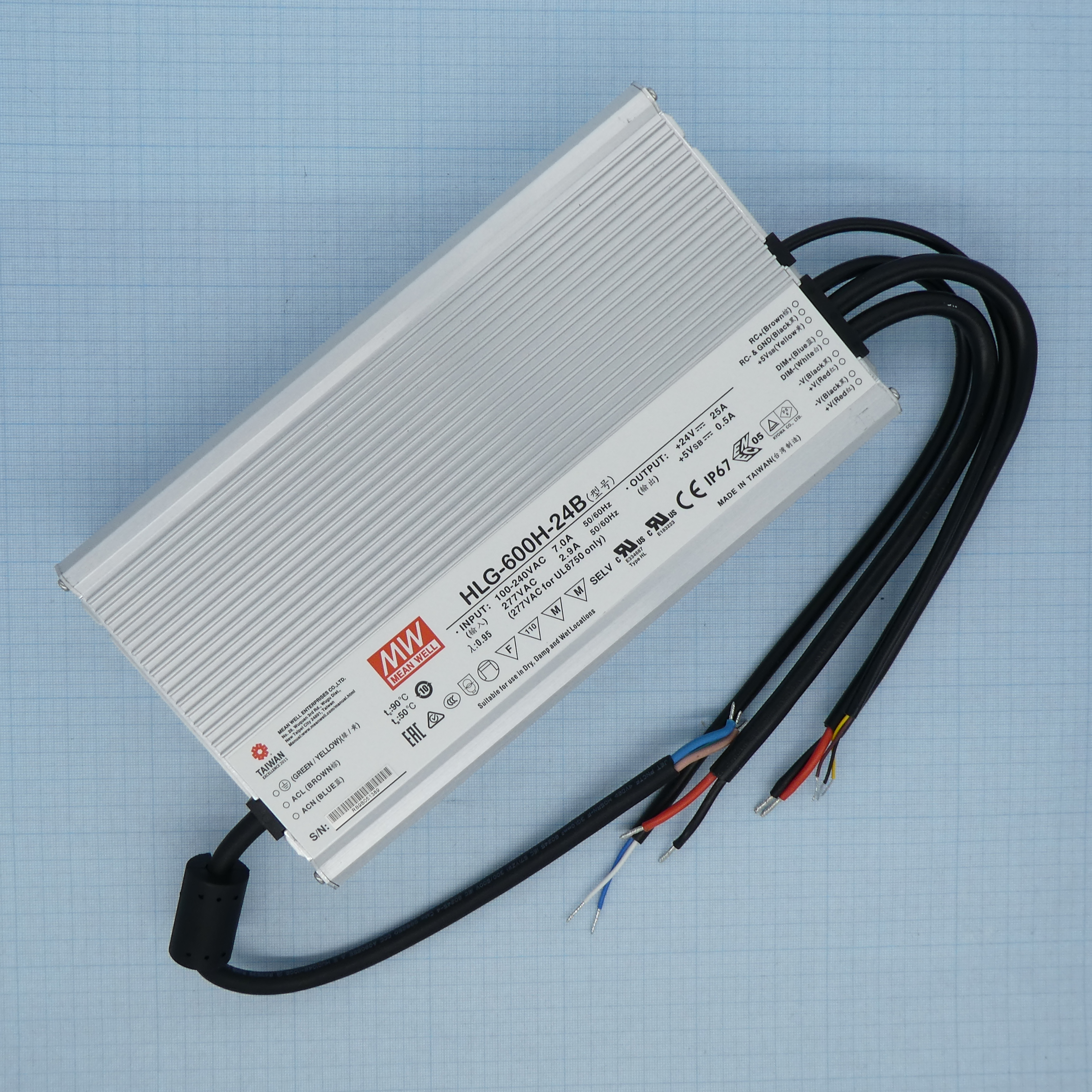HLG-600H-24B - Mean Well
