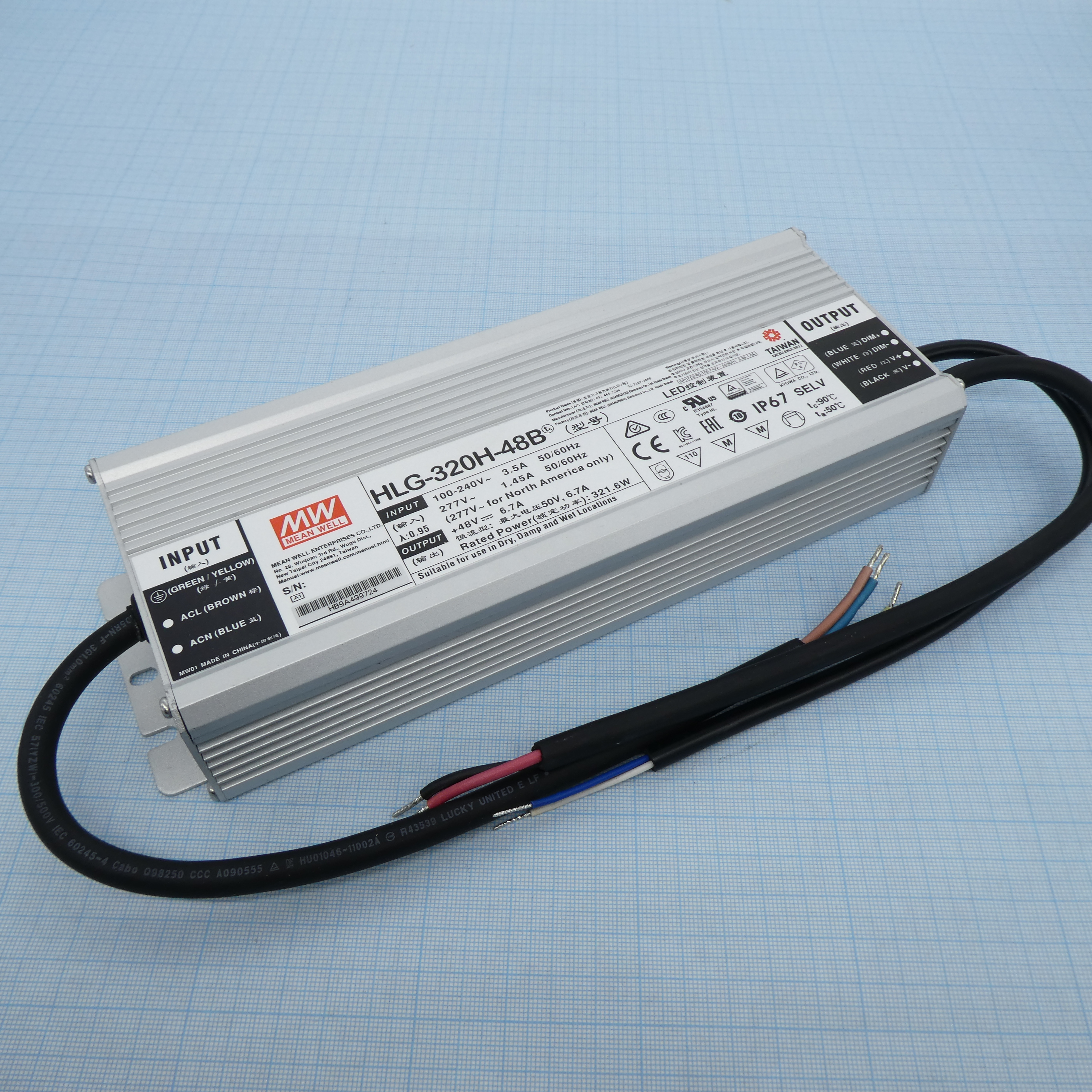 HLG-320H-48B - Mean Well