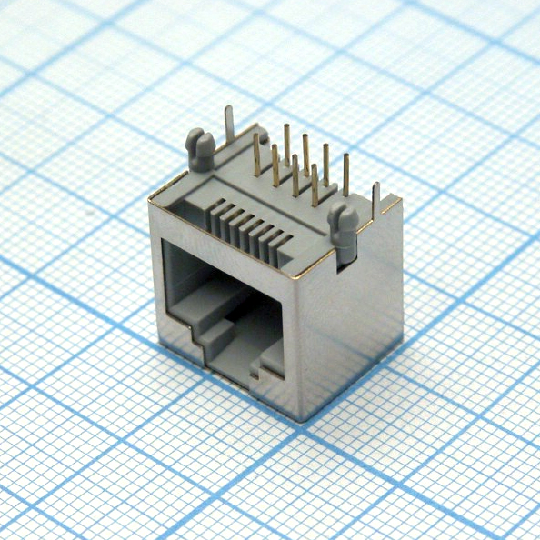 TJ8P8C розетка в плату 55-11 5521-S 8P - CZT