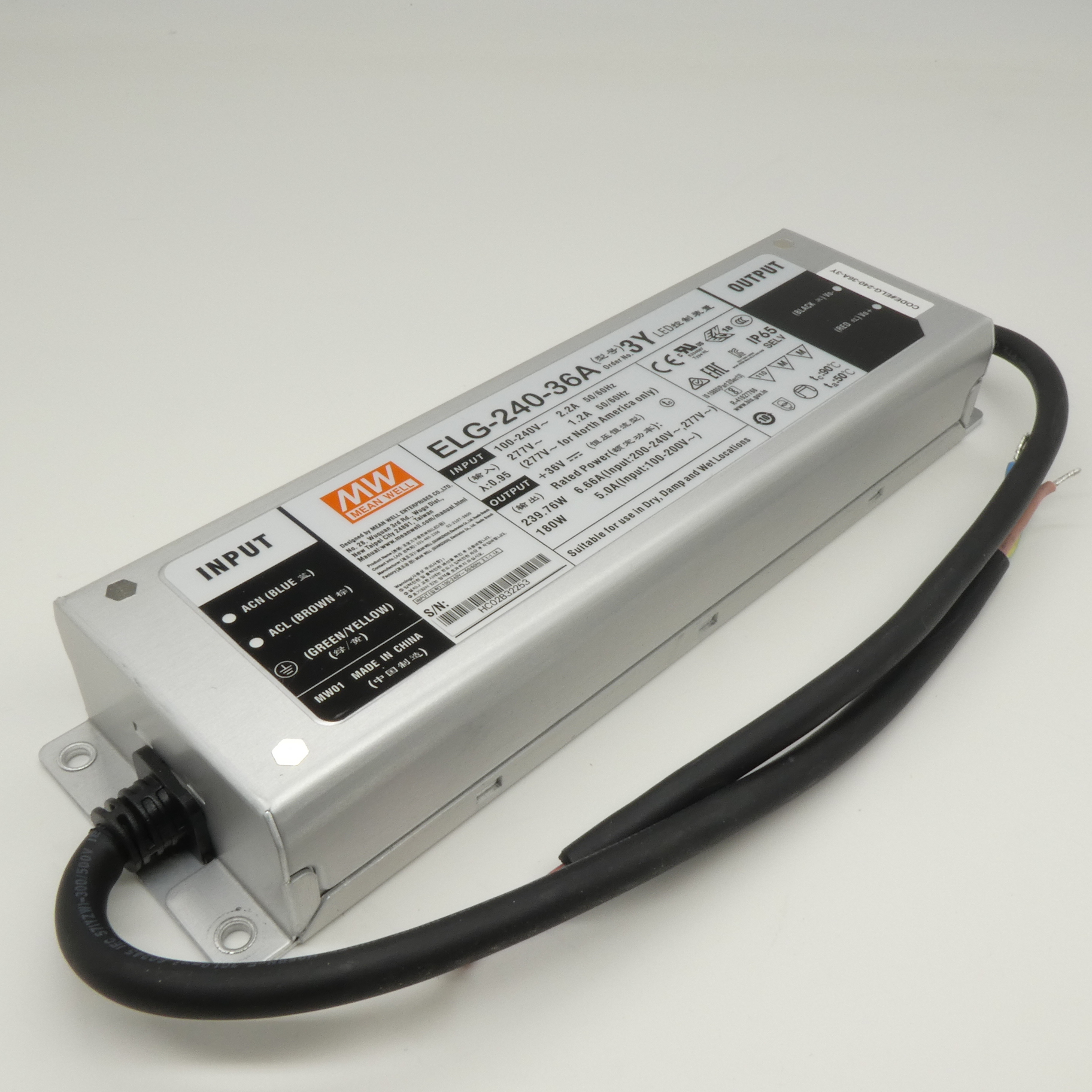 ELG-240-36A-3Y - Mean Well
