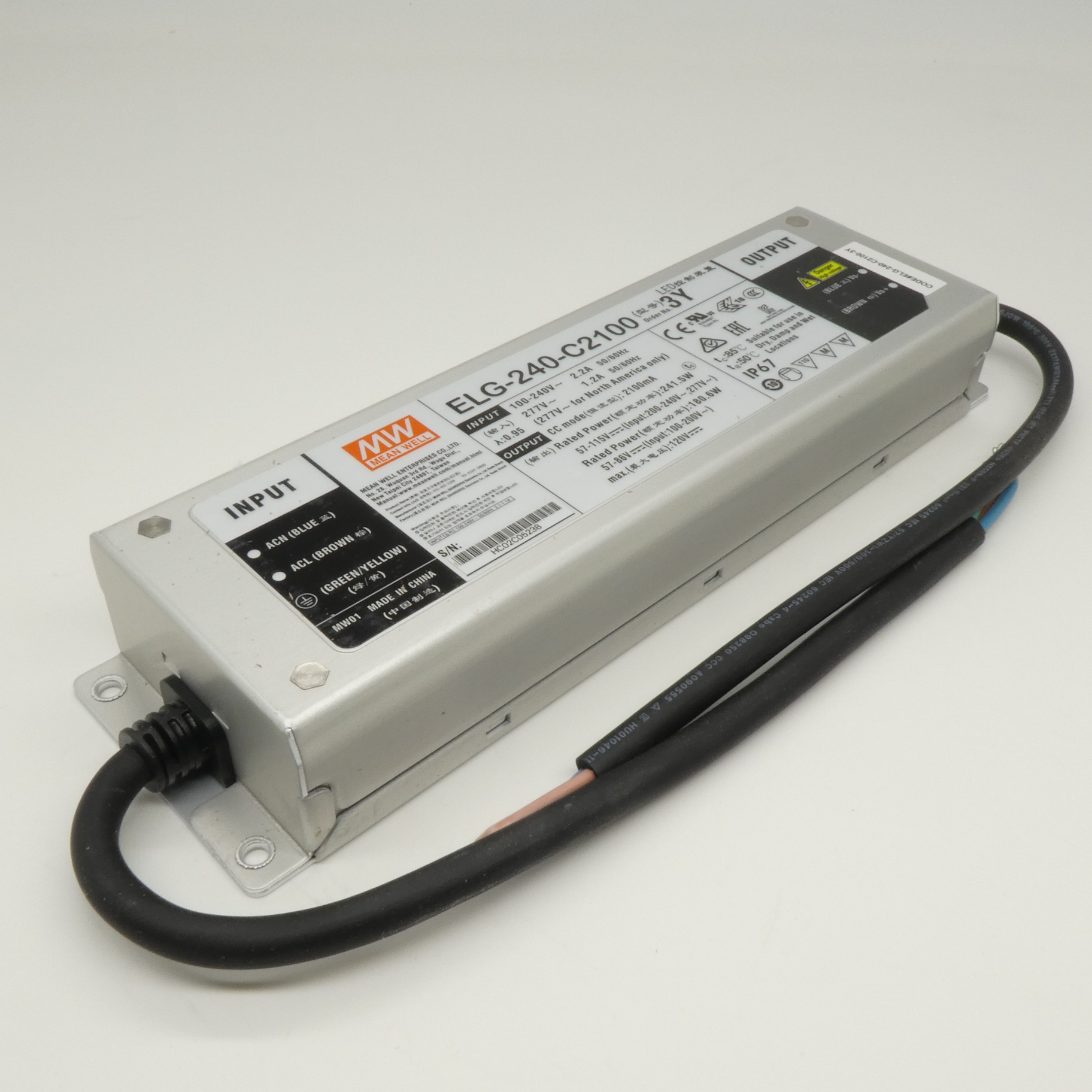 ELG-240-C2100-3Y - Mean Well