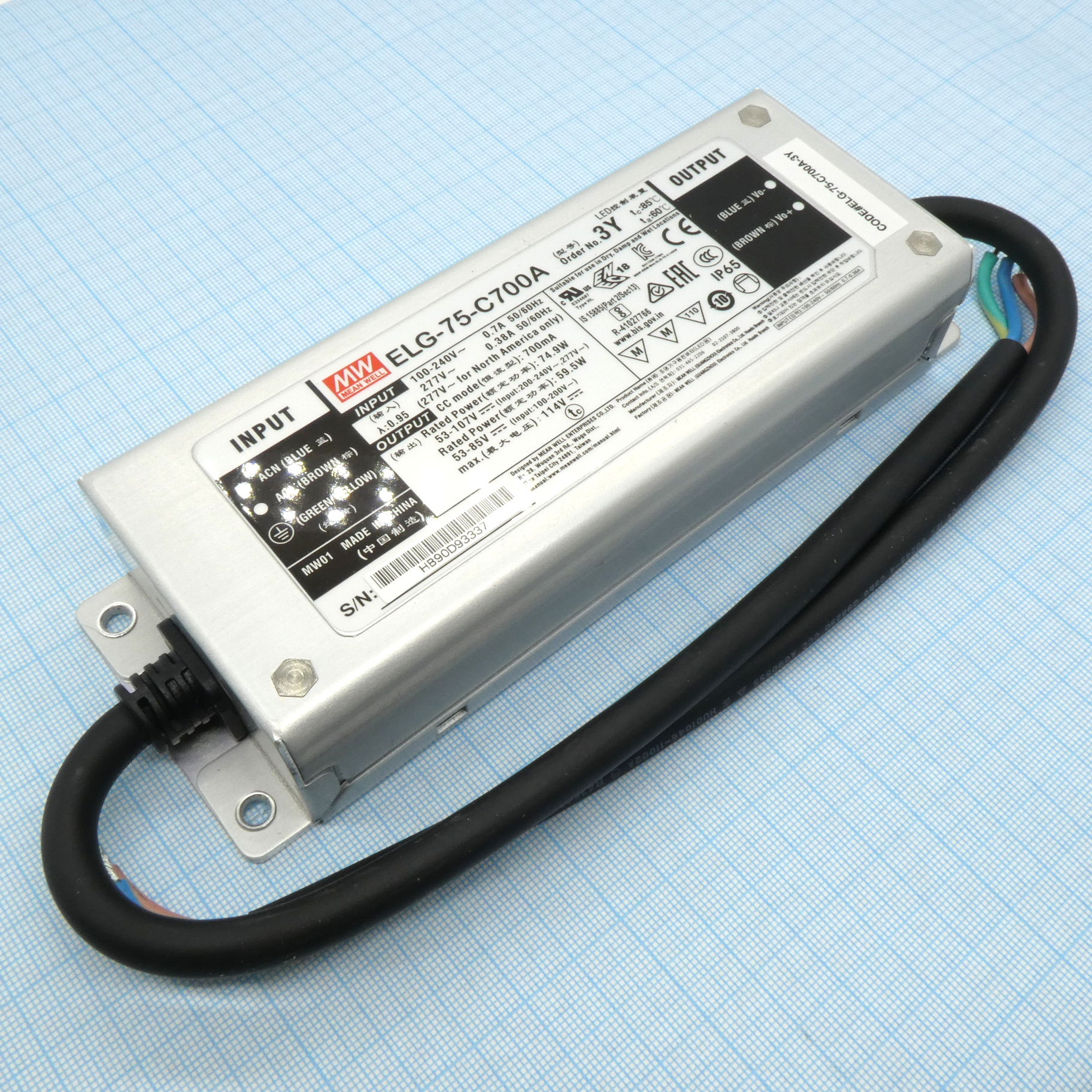 ELG-75-C700A-3Y - Mean Well
