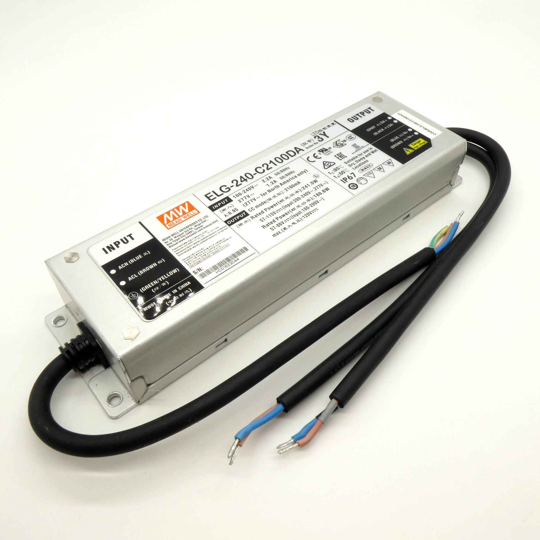 ELG-240-C2100DA-3Y - Mean Well