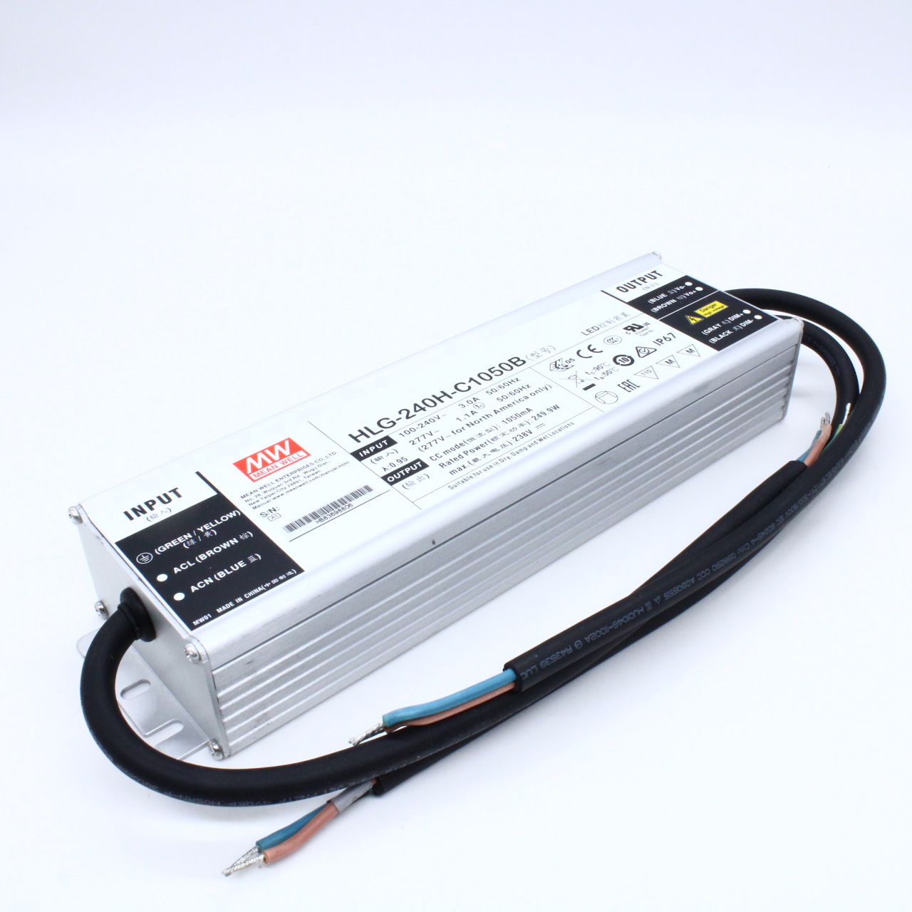 HLG-240H-C1050B - Mean Well